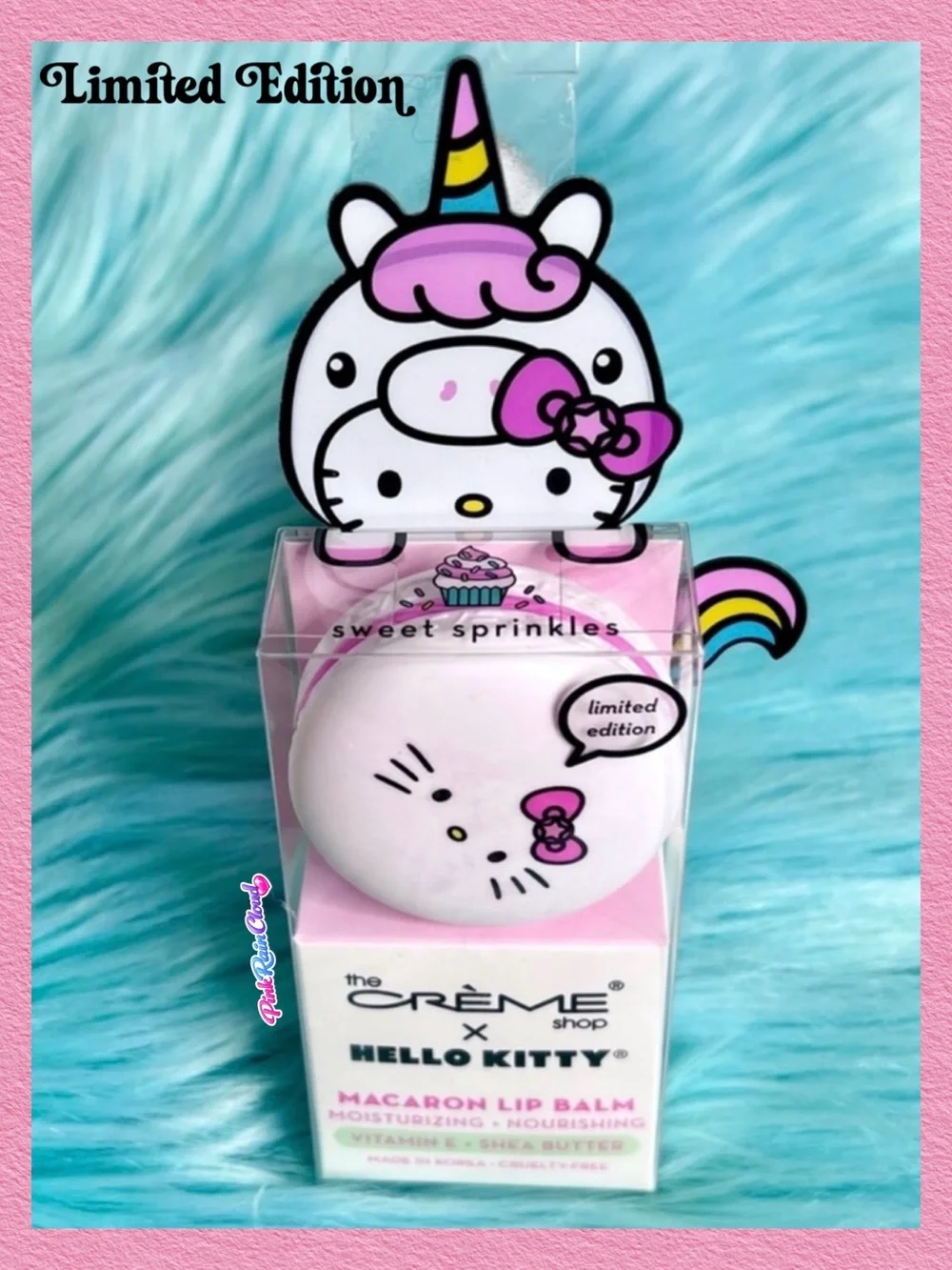 Crème Shop X Sanrio Sweet Sprinkles Hello Kitty Limited Edition Macaron Lip Balm